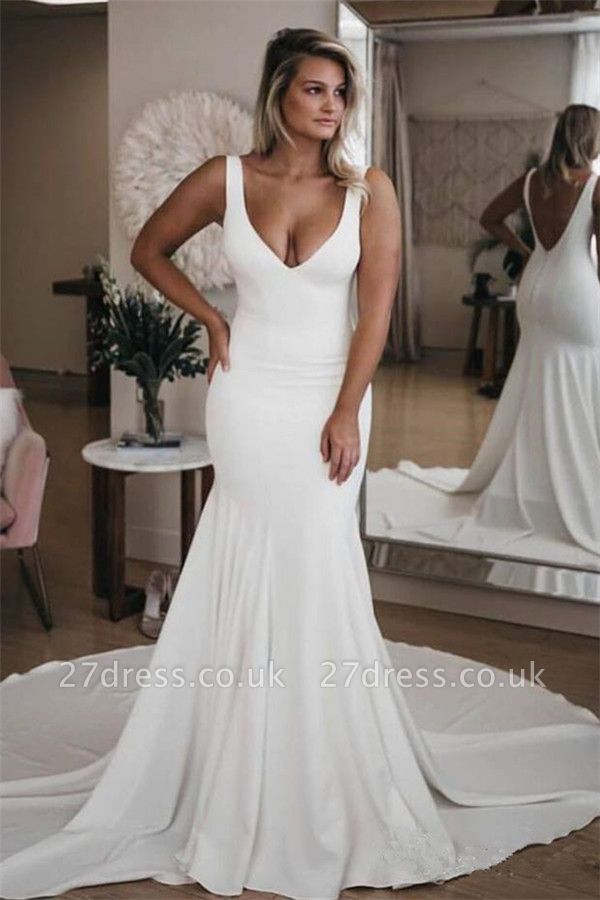 Elegant FLower Appliques Sweetheart Wedding Dresses UK Sheer Sleeveless Floral Bridal Gowns