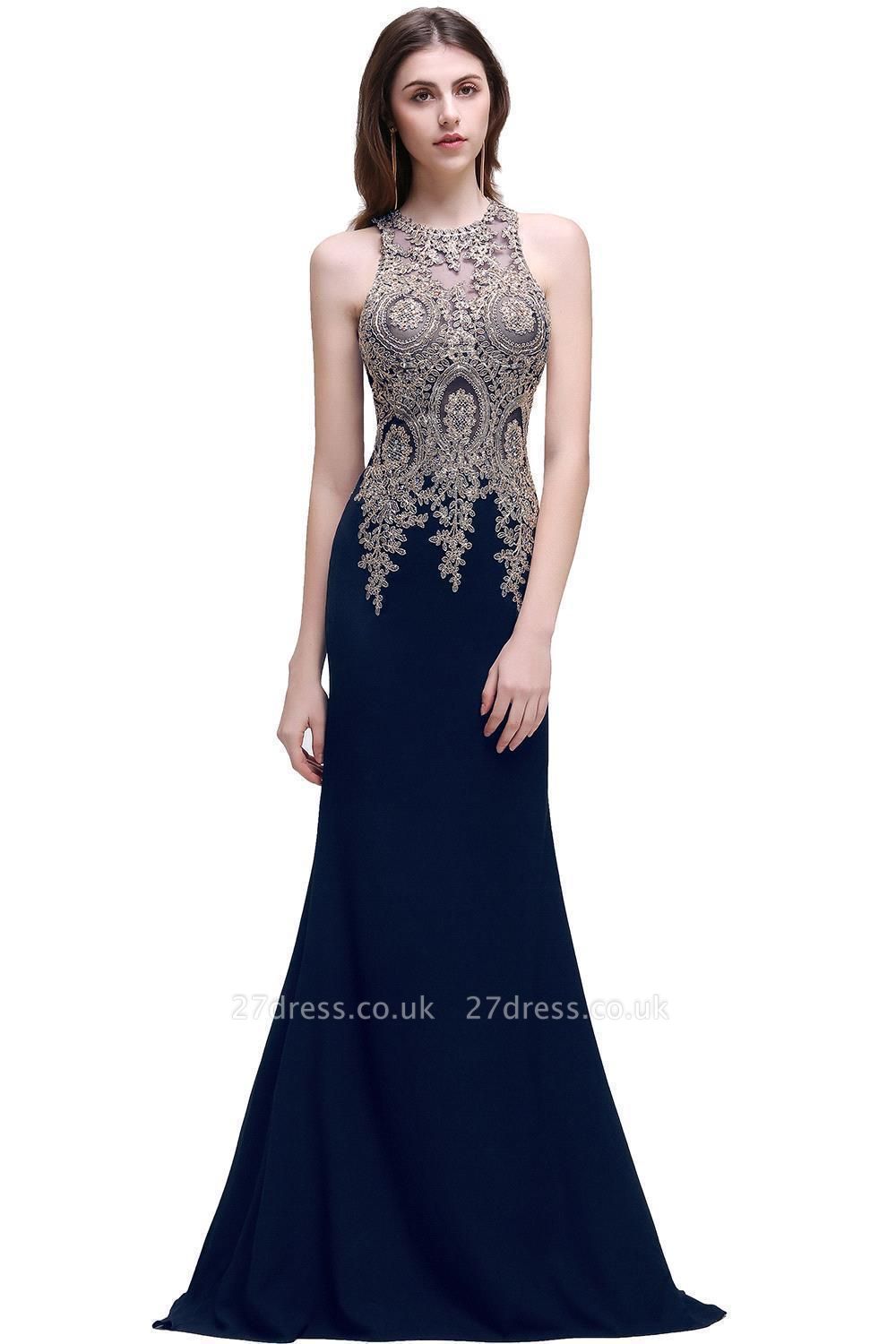 BROOKLYNN | Mermaid Black Prom Dresses with Lace Appliques