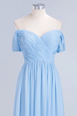 Sexy A-line Flowy Straps Sweetheart Sleeveless Floor-Length Bridesmaid Dress UK UK with Ruffles_5