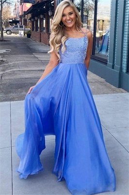Sexy Blue Sequins Halter Prom Dress UKes UK Sleeveless Sexy Elegant Evening Dress UKes UK_1