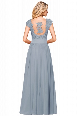 Sleeveless Lace Appliques Chiffon A-line Prom Gowns_21