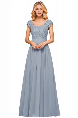 Sleeveless Lace Appliques Chiffon A-line Prom Gowns_6