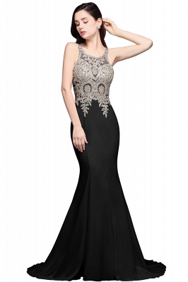 AVERIE | Mermaid Scoop Chiffon Elegant Prom Dress With Appliques_3
