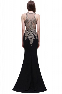 BROOKLYNN | Mermaid Black Prom Dresses with Lace Appliques_6