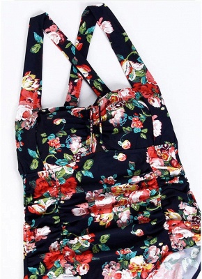 2xl Women Plus Size One Piece Swimsuit Floral Print Underwire Push Up  Swimwear_4