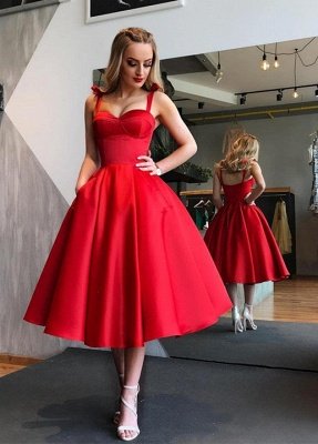 Sexy Sweetheart Red Short Prom Dress UK |Tea-Length Homecoming Dress UK ...