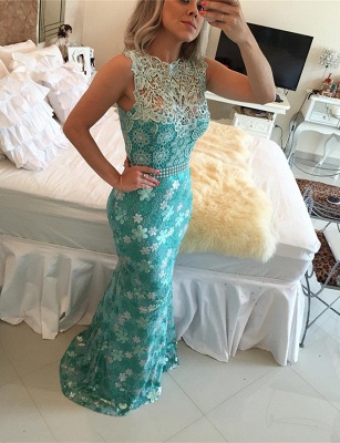 Sexy Sleeveless Lace Pearls Prom Dress UKes UK Mermaid Long Party gown BT0_1
