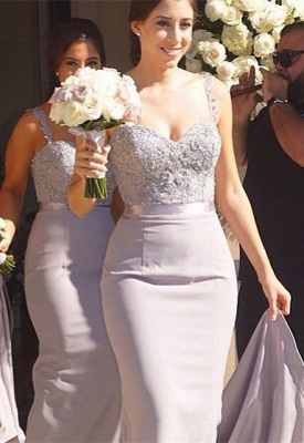 Modern Sweetheart Sleeveless Chiffon Bridesmaid Dress UK With Lace Appliques_2