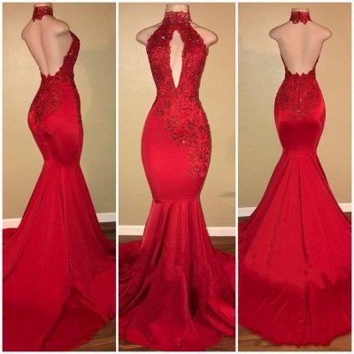 Mermaid Floor Length Sexy Keyhole Evening Gowns UK | Sequins Prom Dress Online_4