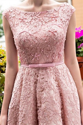 Gorgeous Beadings Lace A-Line Lace-up Tea-Length Homecoming Dress UKes UK_4